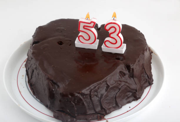 istock chocolate homemade birthday cake with candles 1298977543