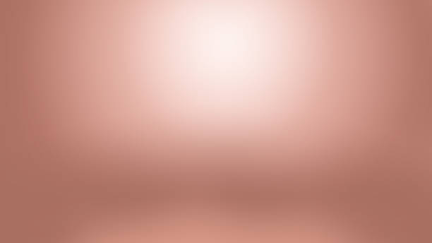 Rose gold metal abstract defocused background Rose gold bronze metal abstract defocused background, Copper colored metallic surface luminous blurred color background, Light pink and white spotlight empty blank backdrop with copy space rose colored photos stock pictures, royalty-free photos & images
