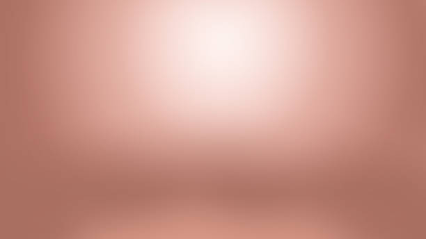 rose gold metal abstract defocused background - rose colored imagens e fotografias de stock