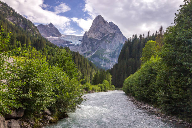 istock Reichenbachtal valley in Swiss Alps 1298981602
