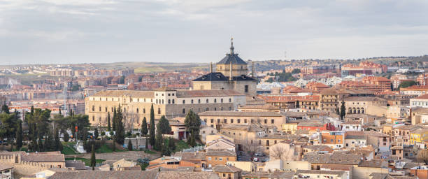 istock Panoramic View of Toledo City Rooftops, Sunny Day in Spain 1298983120