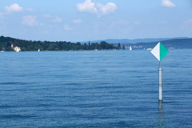 August 30, 2019, Konstanz: View from Constance over Lake Constance in summer