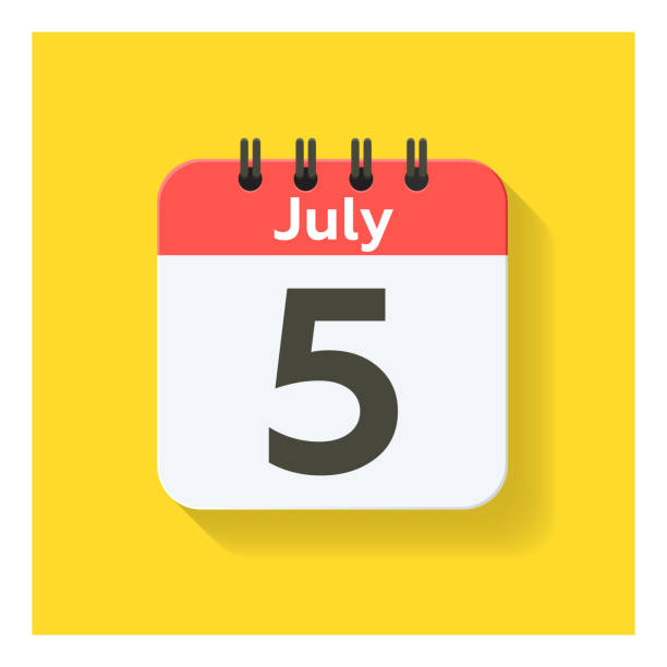 850+ Calendar July 5th Stock Illustrations, Royalty-Free Vector ...