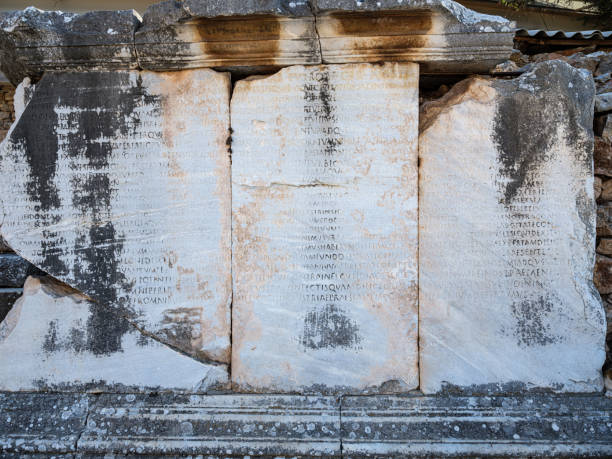 istock Inscription in Ephesus, Turkey 1298992603