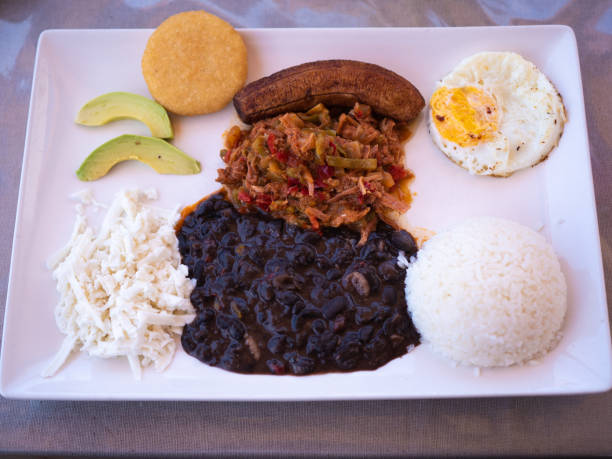istock Venezuelan dish at a restaurant in Tenerife. 1298992671
