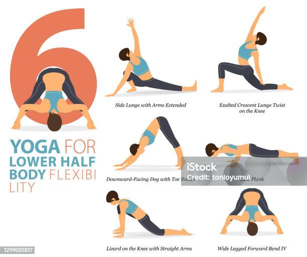 7 Yoga Poses or Asana Posture for Workout in Ankle Stretch Concept. Women  Exercising for Body Stretching. Fitness Infographic. Stock Vector -  Illustration of logo, home: 230399495