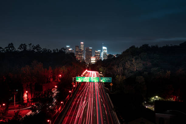 istock Traffic jam in Los Angeles 1299003460