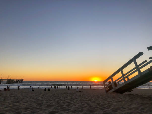 istock Beach sunset in Venice, CA in winter 1299003575