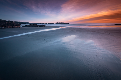 Pacific Rim National Park at dusk.