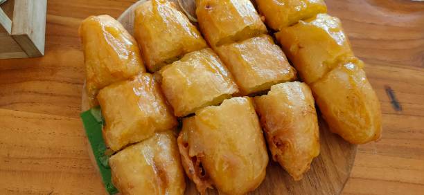 istock Fried banana with srikaya jam 1299007420