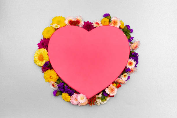 istock Blank paper with copy space and flower buds 1299007670