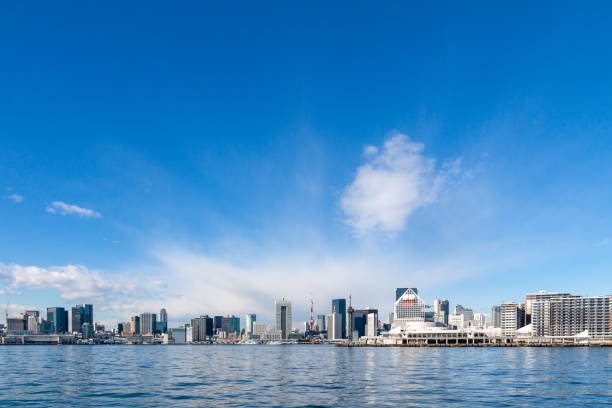 istock Panoramic Tokyo cityscape facing the bay 1299015446