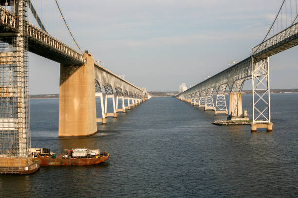 istock Chesapeake Bay Bridge View from the Water 1299023204