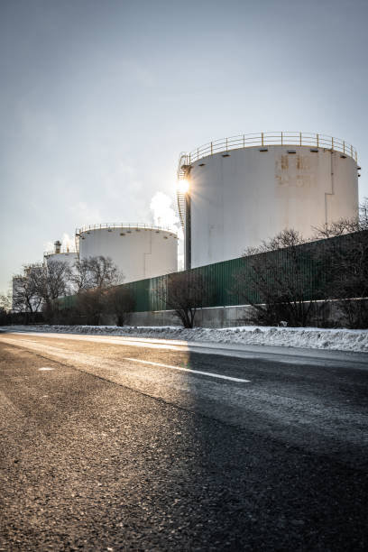 istock Oil refinery in Canada. 1299024569