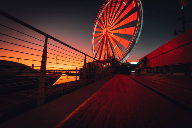 Sunset at the National Harbor