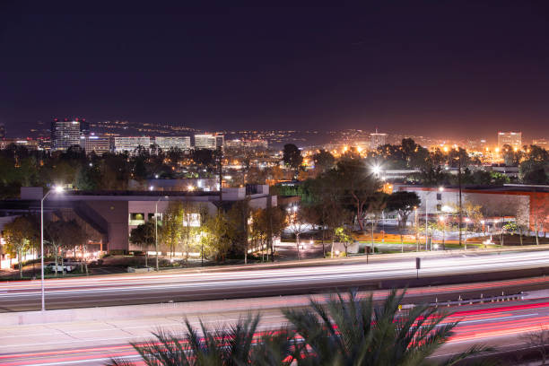 irvine - irvine california california orange county traffic foto e immagini stock