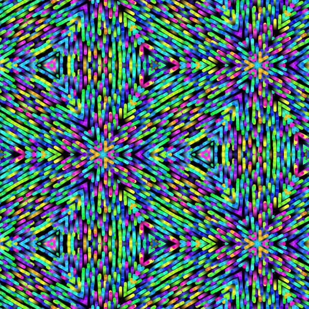 istock Illustration mandala liquid background abstrack texture shape geometric pattern full color 1299039682
