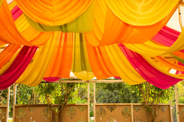 istock MULTIPLE COLORED CANVAS FOR DECORATION OR COVERING IN HOTELS HOMES 1299043182