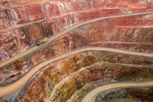 New Cobar Gold Mine stock photo