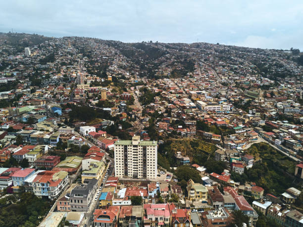 istock High Angle View Of Santiago City Against Sky 1299058393