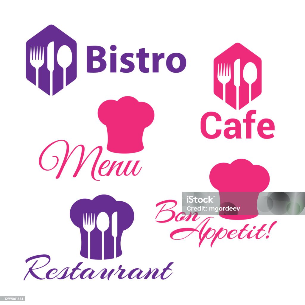 Menu Development Logo Restaurant Menu Design Restaurant Menu Logo Vector Stock Illustration ...