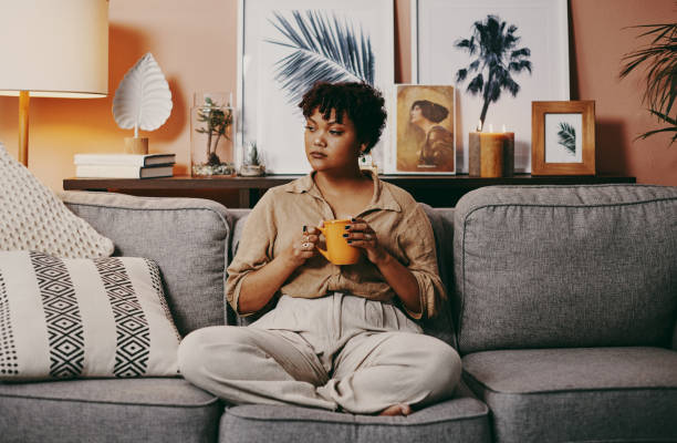 istock I'm just enjoying my coffee and staying in today 1299065605