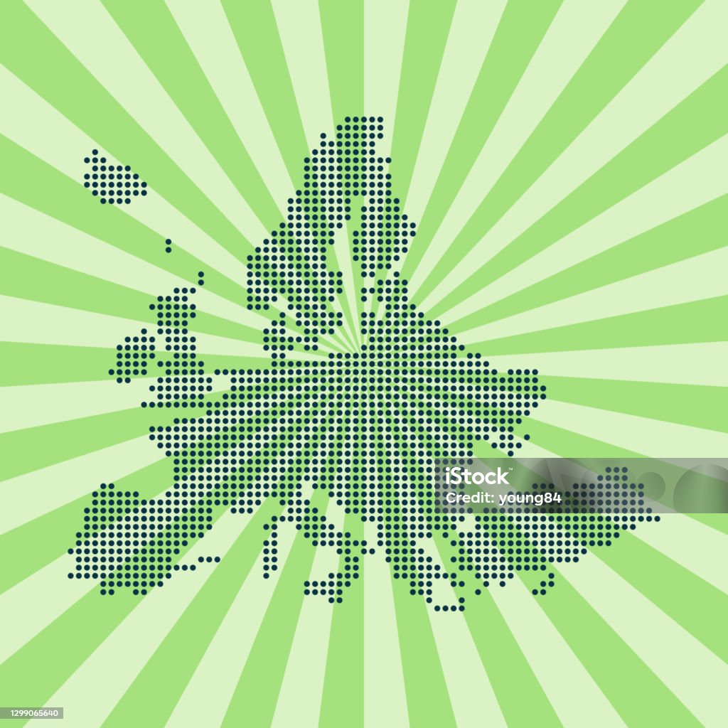 Europe Background Vector Map Of Europe Stock Illustration - Download Image Now - Abstract ...