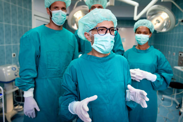 istock Hospital medical surgery team is ready for the operation 1299067029