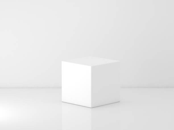 białe podium kostki - box white cube blank zdjęcia i obrazy z banku zdjęć