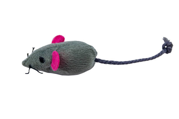istock Toy mouse for cat isolated on white background 1299076094