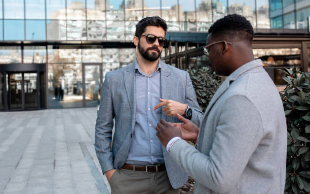 istock Business people outdoors 1299077278