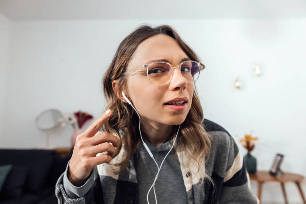 There is no sound during the video call.