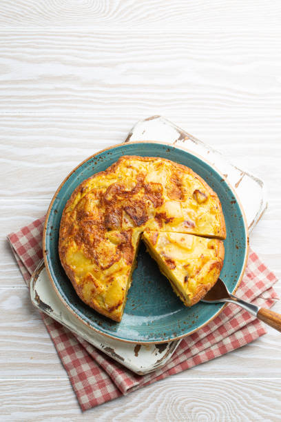 istock Spanish tortilla omelette with potatoes 1299079315