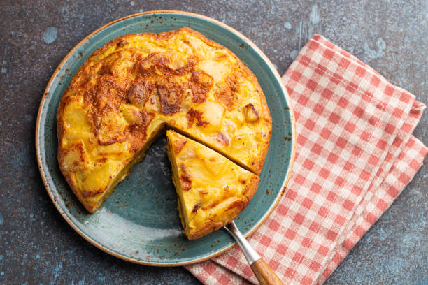 istock Spanish tortilla omelette with potatoes 1299079337