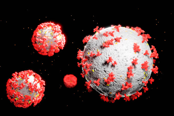 istock 3D illustration of corona virus coronavirus COVID-2019 in microscope 1299087777