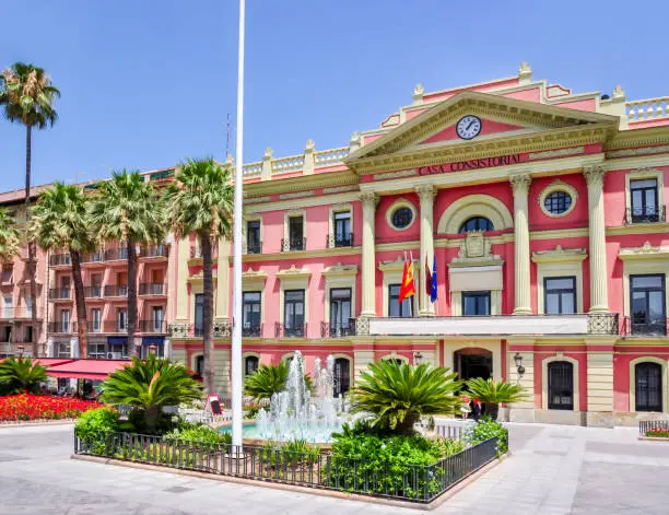 Murcia town hall in Spain