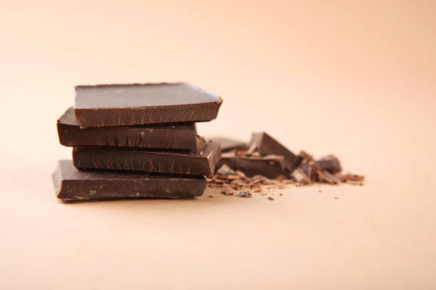 istock Chocolate products of different types on a colored background close-up with a place for text 1299102013