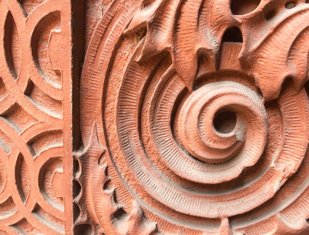 istock Ornate architectural swirl close-up 1299106358