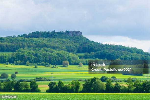 Famous Rock Formation Bavaria Stock Photo - Download Image Now - Bad Staffelstein, Agricultural Field, Bamberg