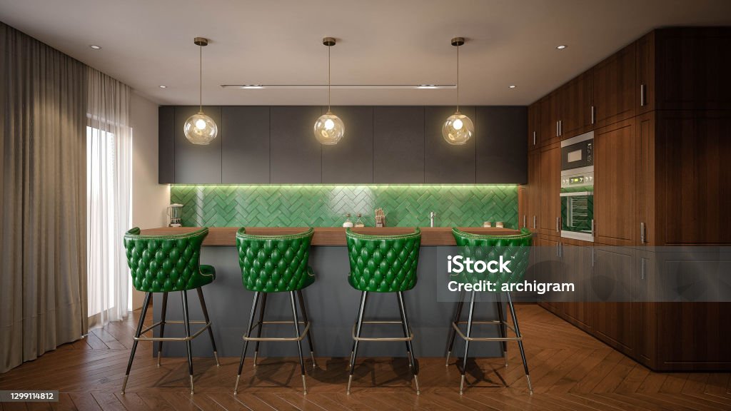 Kitchen Renderings Computer Interior Design Architecture Computer Generated Image Of Kitchen ...