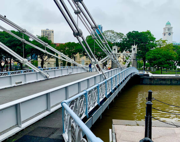 istock The bridge on the city river 1299126964