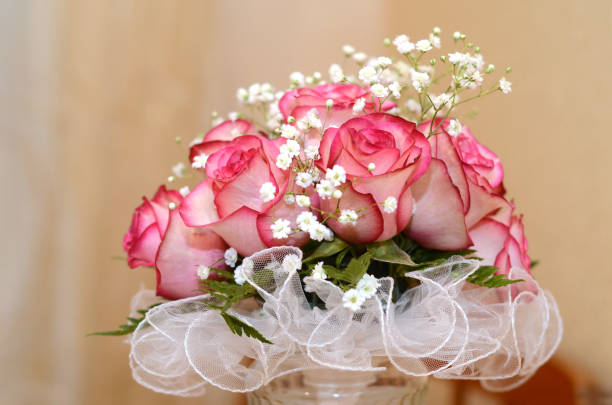 istock Bride's wedding bouquet close up 1299130642