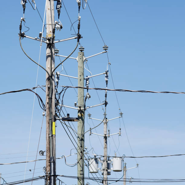 istock Electricity Pylon detail in Montreal, Canada 1299130724