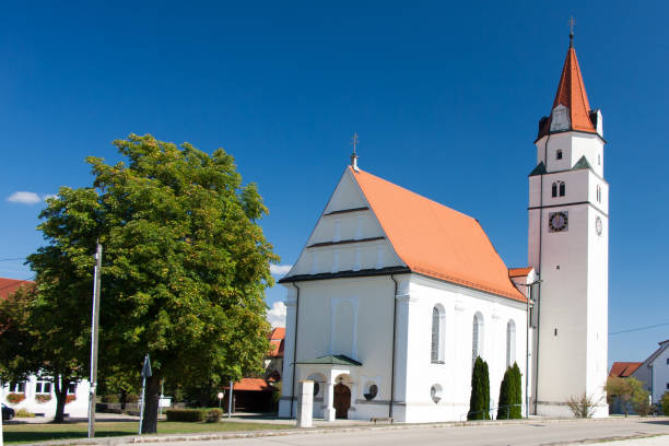 istock Church in Justingen on the Swabian Alb 1299132898