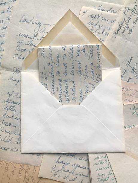 istock Old Love Letters from WWII 1940s 1299138069