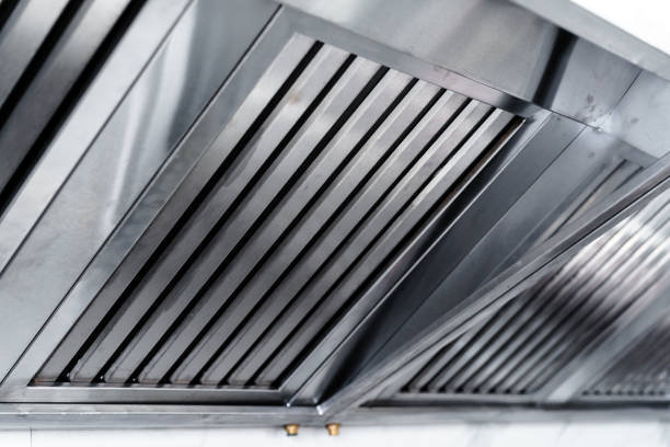 istock New clean stainless steel hood in professional kitchen 1299139108