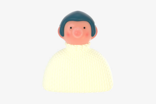 istock 3D Bright people portrait - young woman 1299142748