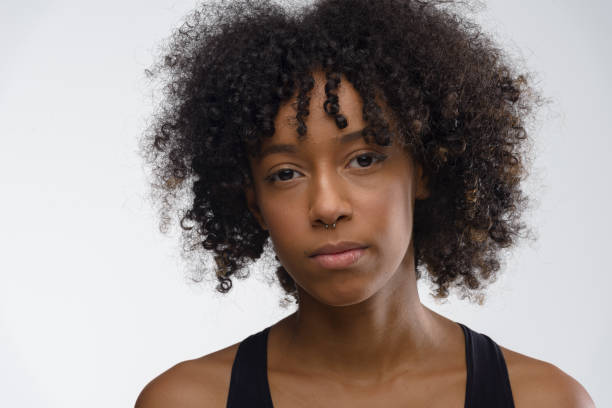 istock Young black woman portrait 1299146669