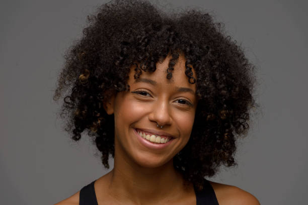 istock Young black woman portrait 1299146682