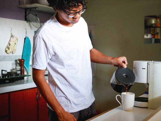 istock Pouring coffee in the morning 1299147049